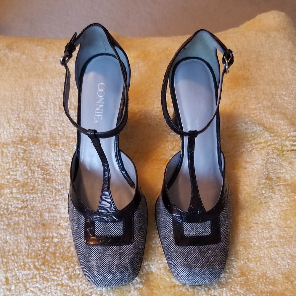 Black and White heels